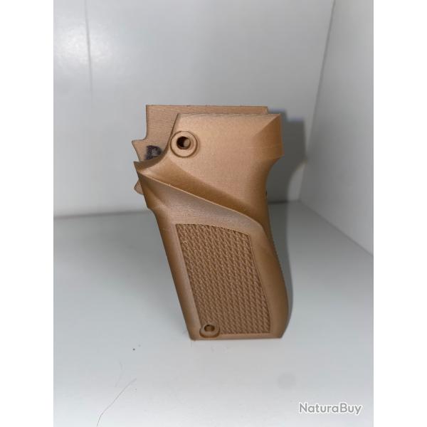 (B1) Crosse beige droitier pour pistolet Unique 22lr mod�le D et E.