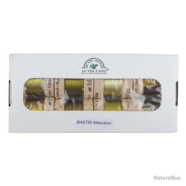 Soie floss naturelle ovale assortiment Baetis S�lection