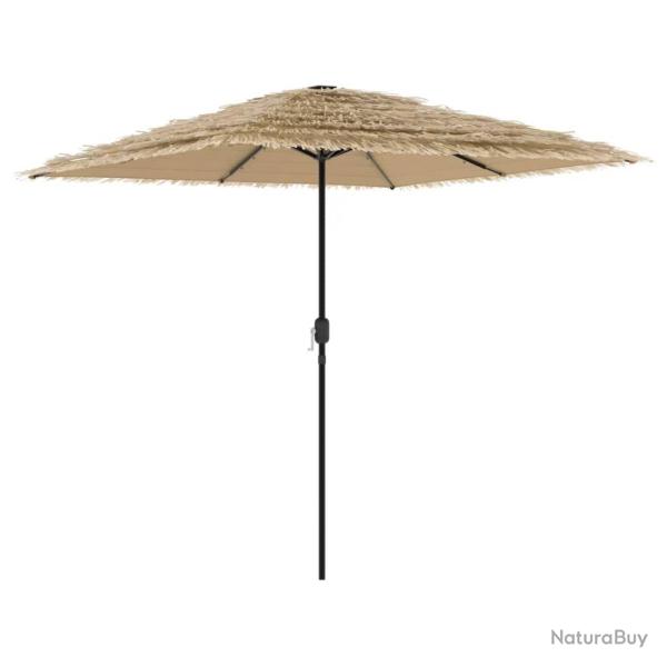 Parasol de jardin carr� avec LED en polyester 248 x 248 x 248 cm protection contre UV et pluie styl