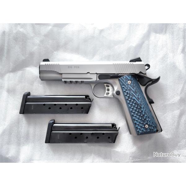 Pistolet Tisas Zig PCS 1911 Inox cal. 9x19