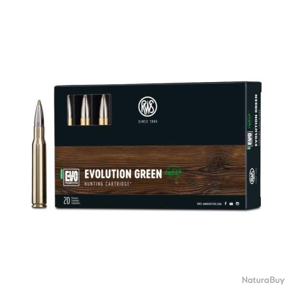 Munitions RWS Evo Green - Cal.30.06 Sprg - 9 g / Par 1