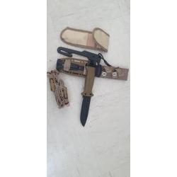 Couteau Gerber KNIVES fixer blande Fine Edge Black Lame Lisse Tactique Chasse Randonn&eacute;e Camping