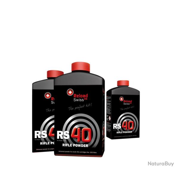 Poudre RS40 Rifle Powder - Bidon 1kg