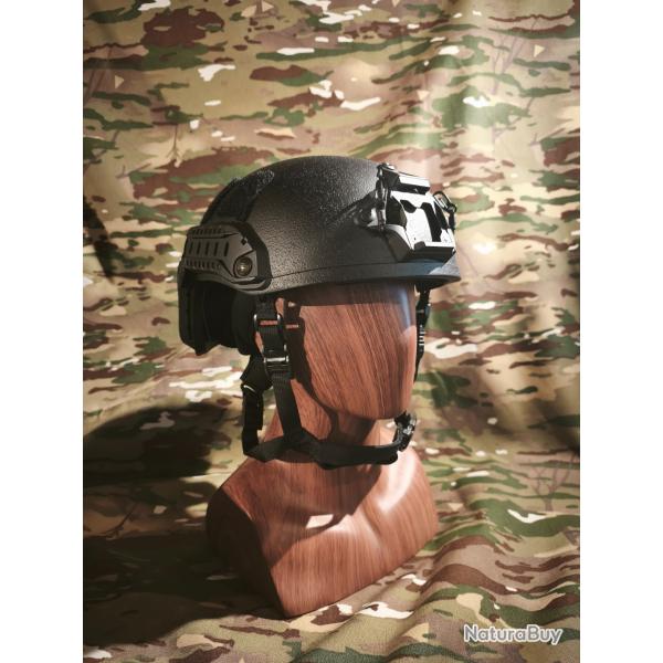 Casque balistique A1-gen2 IIIA higth Cut NOIR