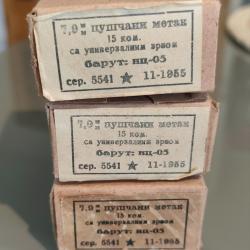 Bo&icirc;tes vides 7.92 mauser - yougoslavie