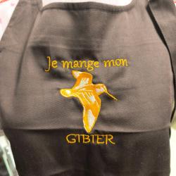 Tablier cuisine coton brod&eacute;