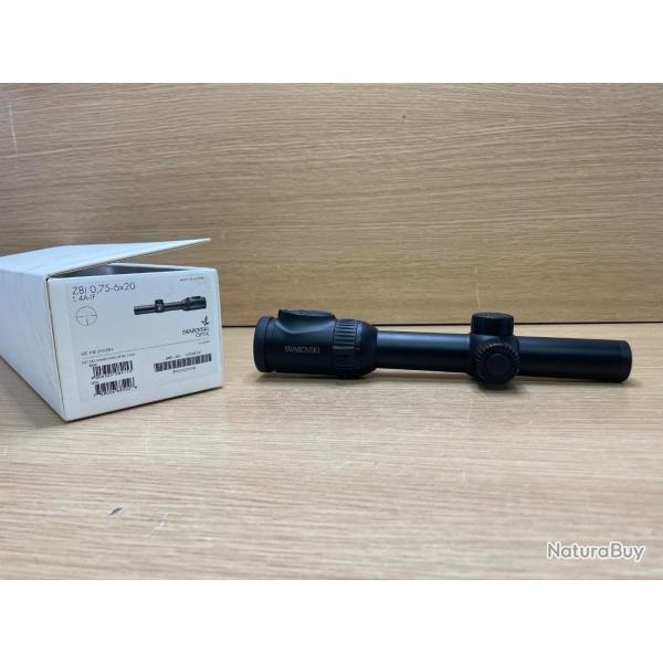 LUNETTE DE BATTUE SWAROVSKI 0,75-6x20 reticule lumineux  - 1 � SANS PRIX DE RESERVE -
