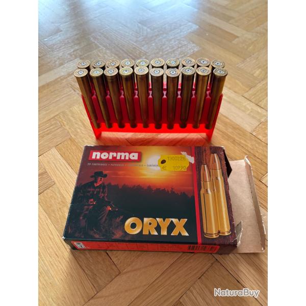 20 douilles, �tuis norma oryx