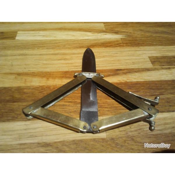 tr�s beau  couteau de poche  de poilu , pliable