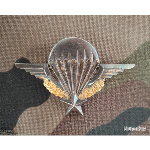 INSIGNE BREVET PARACHUTISTE REGLEMENTAIRE 1973 ORIGINAL