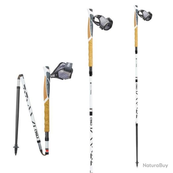 B�tons de Trail TSL "Trail Carbon 4 Cork Cross" (Fabriqu� en France) 115 cm
