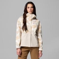Veste de Randonn&eacute;e Imperm&eacute;able Femme COLUMBIA Hikebound Printed Jacket Beige