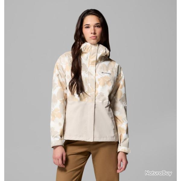 Veste de Randonn�e Imperm�able Femme COLUMBIA Hikebound Printed Jacket Beige
