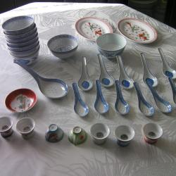 Lot de service asiatique