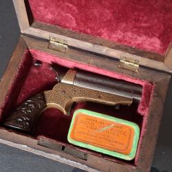 COFFRET TIPPING & LAWDEN SHARPS PATENT DERRINGER .22 COURT