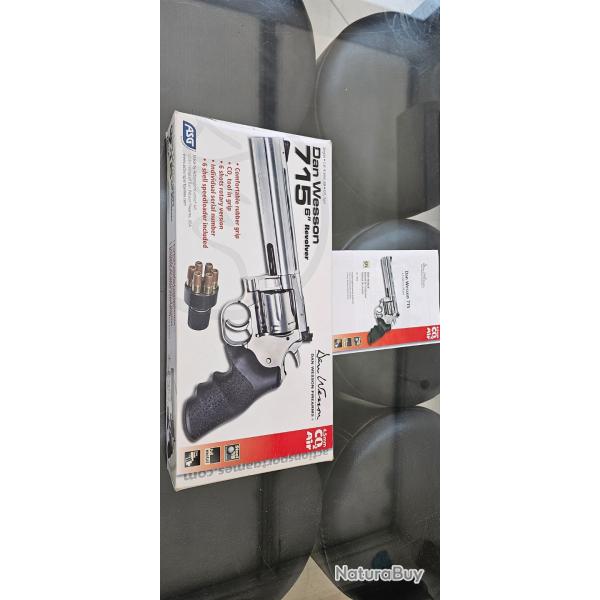 Dans wesson 715 6" revolver ASG 4.5mm CO2