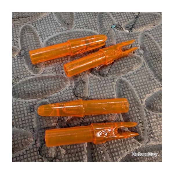Lot 4 encoches Gold Tip diam�tre 246 orange