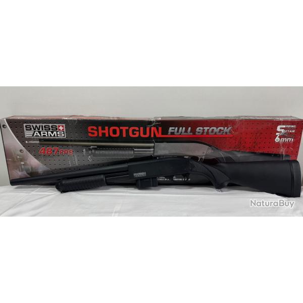 SHOTGUN FULL STOCK_R�PLIQUE AIRSOFT FUSIL � POMPE