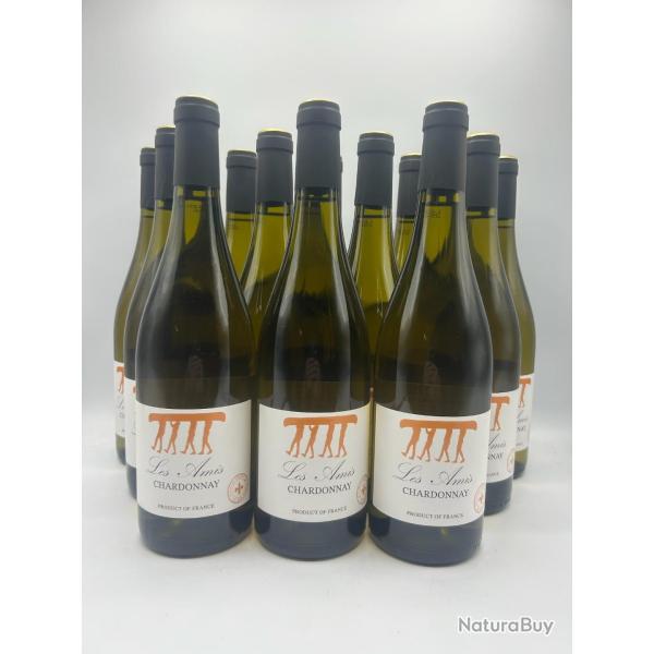 2022 Les Amis de Nicolas Idiart Chardonnay IGP Pays D'Oc - 1� - Sans Prix R�serve - 12 Bouteilles