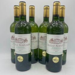 2017 Chateau Monplaisir Bordeaux Blanc - 1� - Sans Prix R&eacute;serve - 6 Bouteilles