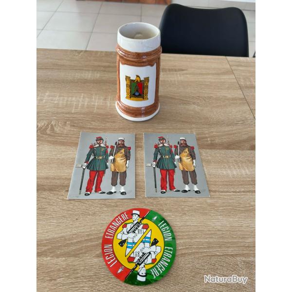 Carte et autocollant