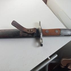 baionnette waffenfabrik neuhausen num&eacute;rot&eacute; longueur 83 cm