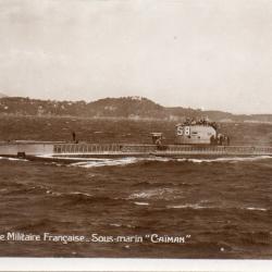 CPA - Marine de Guerre - Sous-Marin " CAIMAN " -N&deg;7576