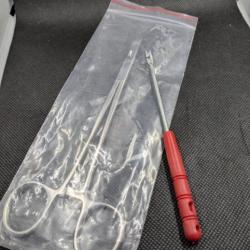 Lot 459/PINCE FORCEPS COURB&Eacute; 18 cm PAFEX. / Plus d emballage d origine !!!! Destockage.