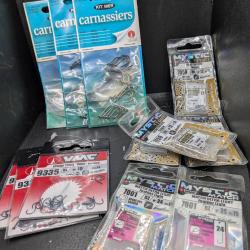 Lot 460 /  hame&ccedil;ons toutes p&ecirc;che , VMC , MYSTIC .../FISH AND FISHING