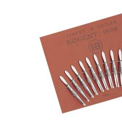 x12 pinces a epiler inox