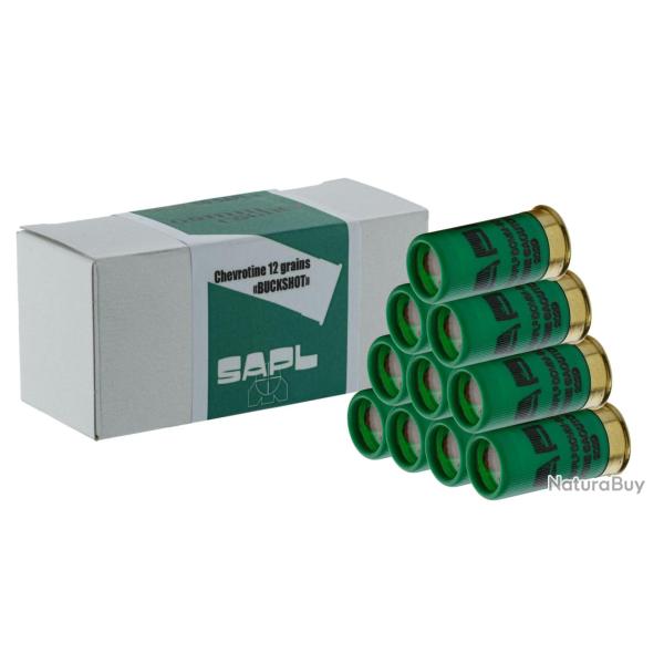 SAPL - Mini Gomm-Cogne� Chevrotines calibre 12/50 SAPL (BOITE DE 10)