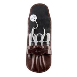 Pochette de manucure Alpen (5 pieces) brun