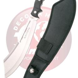 Third H0928B Couteau tactique Mastodon ame acier 26.8cm satin&eacute;