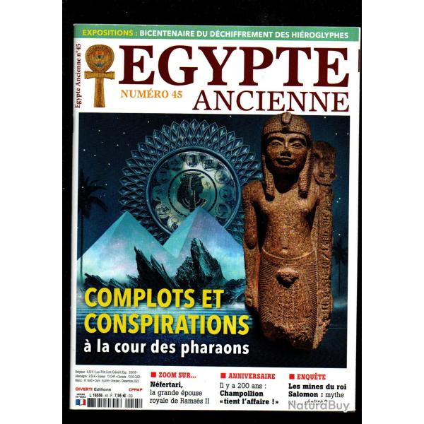 egypte ancienne 45 , champollion, mines du roi salomon , h�ra, n�fertari,