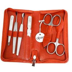 Trousse de manucure Alpen (6 pieces) brun