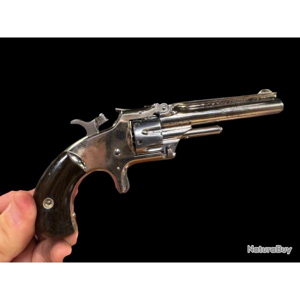 SMITH & WESSON N. 1 - 3eme issue cal. 22 short 7 coups.     �tat superbe !!
