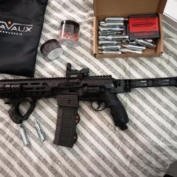 porte 2 barillet chargeur umarex ar15 hdr50 tr50 3d pla+carbone avec munitions cadeaux