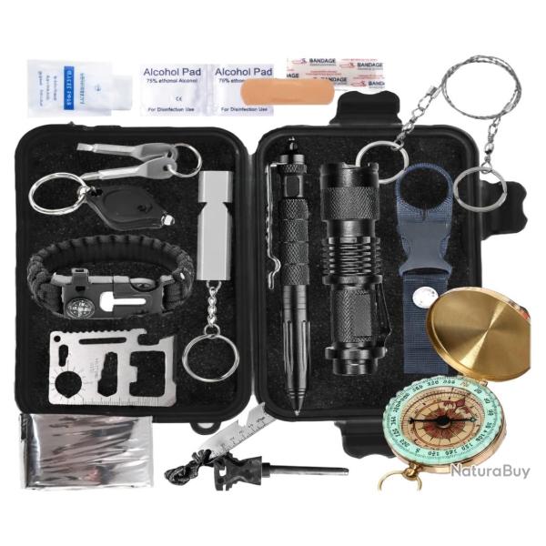 Kit de Survie Militaire complet 35 en 1
