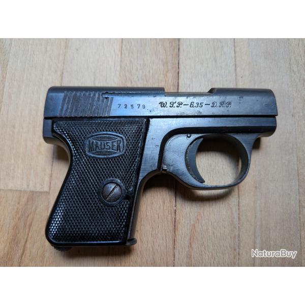 Vends pistolet MAUSER WTP