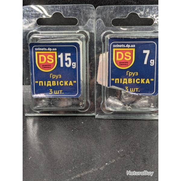 Lot 466 /lot 2 blisters Plomb .. destockage.