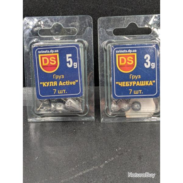 Lot 467 /lot 2 blisters Plomb .. destockage.