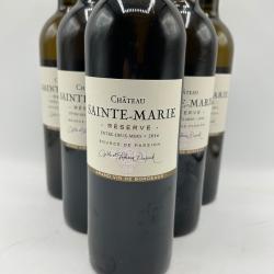 2016 Ch&acirc;teau Sainte-Marie R&eacute;serve Bordeaux Blanc - 1� - Sans Prix R&eacute;serve - 12 Bouteilles