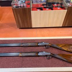 DOUBLETTE FUSILS BERETTA S2 A PLATINES CALIBRE 12/70 - 71CM - OCCASION EN L'ETAT