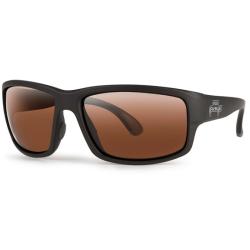 Lunettes de soleil polarisantes FOX RAGE floating wraps noir mat verres marron