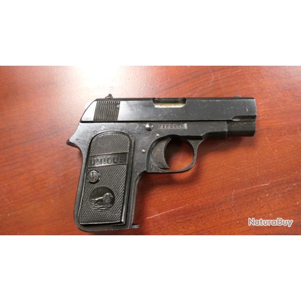 PISTOLET UNIQUE R17 CAL 7.65MM  MISE A PRIX 1 EUROS SANS PRIX DE RESERVE