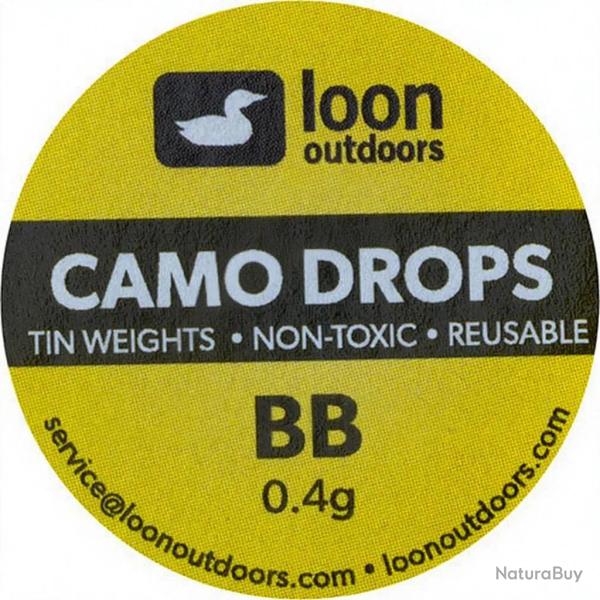 Plomb non toxique LOON Camo Drops 0.4g