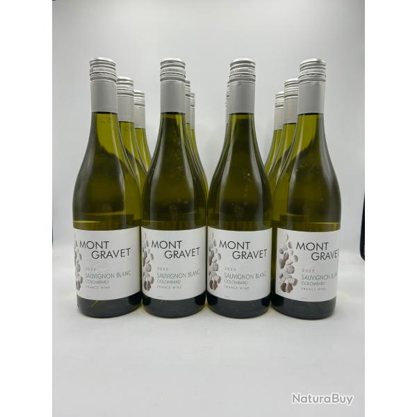 2023 Mongravet Sauvignon Blanc - Colombard - 1� - Sans Prix R�serve - 12 Bouteilles