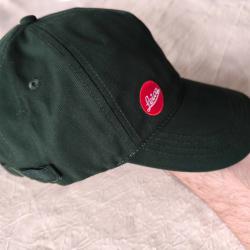 Casquette Leica sportoptics verte