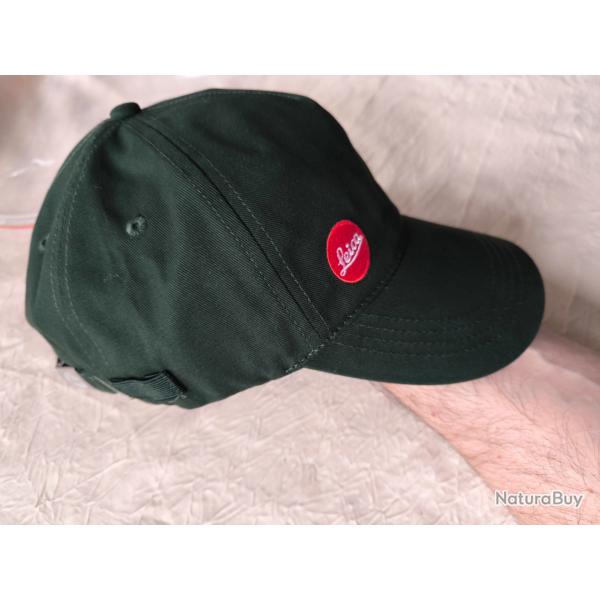 Casquette Leica sportoptics verte