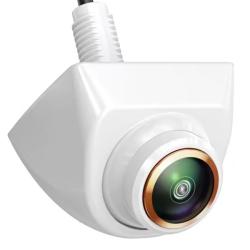 Cam&eacute;ra de Recul Voiture AHD 1080P 170&deg; Vision Nocturne IP68 Universelle Blanc